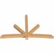 Ekena Millwork Alberta Timber Gable Bracket, Western Red Cedar, 108"W x 68"H x 5 1/2"D x 5 1/2"F, 15/12 Pitch GBW108X68X0606ALB00SWR - alternate 3